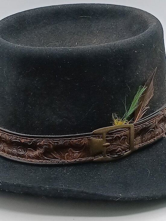 VTG STETSON REVENGER 4X FELT GAMBLER COWBOY WESTERN HAT main image 6